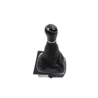 Schaltknauf Schaltsack Teilleder 6 Gang Getriebe 1K8711113 VW Golf 6 Scirocco 3