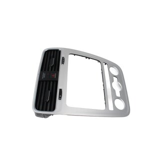 Lüftungsdüsen vorne Rahmen Radio Klimabedienteil 1K8819728E VW Scirocco 3 Facelift titansilber
