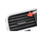 Lüftungsdüsen vorne Rahmen Radio Klimabedienteil 1K8819728E VW Scirocco 3 Facelift titansilber