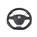 Lenkrad VW Golf 5 R-Line Leder Multifunktion abgeflacht 1K0419091EK schwarz mit Airbag