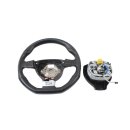 Lenkrad VW Golf 5 R-Line Leder Multifunktion abgeflacht 1K0419091EK schwarz mit Airbag