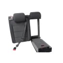 Rücksitzbank Rechts Rückenlehne Stoff titanschwarz Kopfstützen-Gurt VW Golf 6 5K1