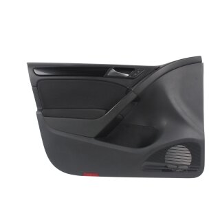 Türverkleidung 4/5 Türig links vorne VW Golf 6 titanschwarz Stoff 5K4867011BK