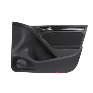 Türverkleidung 4/5 Türig rechts vorne VW Golf 6 titanschwarz Stoff 5K4867012BK