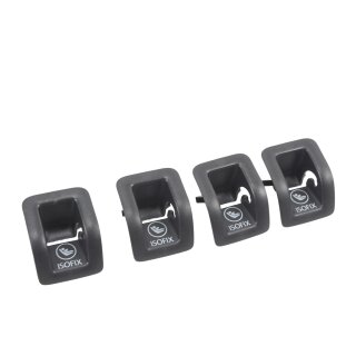 VW Golf 5-6 Abdeckung Führungshülse ISOFIX Rücksitzbank 4 Stück Set 1K0887233