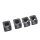 VW Golf 5-6 Abdeckung Führungshülse ISOFIX Rücksitzbank 4 Stück Set 1K0887233
