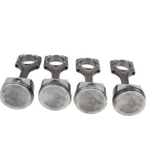 BHZ-BZC Kolben + Pleuel 4 Stück 06D107066K-06F198401 Audi S3 8P 2,0 TFSI 265PS-195kW