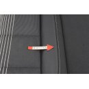 Rücksitzbank Sitzfläche unten rechts VW Golf 6 1K5 Variant Stoff schwarz/grau/titan