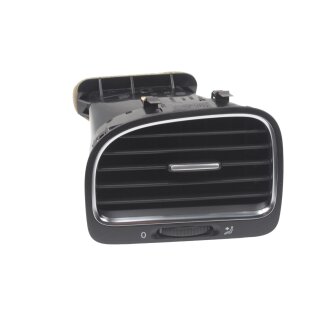 Lüftungsdüse Luftdüse Gitter links schwarz/chrom 5K0819709D VW Golf 6 + Cabrio
