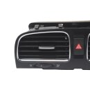 Lüftungsdüse VW Golf 6 Luftdüse Gitter vorne mitte schwarz/chrom 5K0819728N