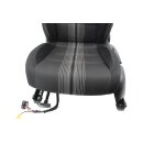 Fahrersitz Sitz vorne Links VW Golf 6-Variant Match 4 türig Stoff Teilleder Sitzheizung