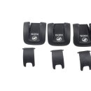 ISOFIX Halter Rückbank Abdeckung Rücksitz 8R0887233-8R0887187 SET Audi Q5 8R