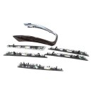 Dekorleisten Armaturenbrett Türverkleidungen Mittelkonsole Nussbaum Audi Q5 8R