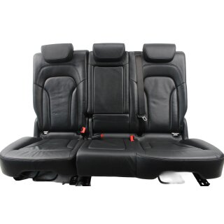 Rücksitzbank Audi Q5 SQ5 8R Leder soul schwarz Rückbank geteilt Getränkehalter