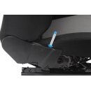 Sitz vorne links Fahrersitz Seat Ibiza 6J Stoff titanschwarz 5 Türer Seitenairbag ohne Sitzheiztung