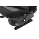 Sitz vorne links Fahrersitz Seat Ibiza 6J Stoff titanschwarz 5 Türer Seitenairbag ohne Sitzheiztung