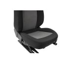 Sitz vorne links Fahrersitz Seat Ibiza 6J Stoff titanschwarz 5 Türer Seitenairbag ohne Sitzheiztung