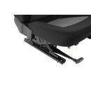 Sitz vorne links Fahrersitz Seat Ibiza 6J Stoff titanschwarz 5 Türer Seitenairbag ohne Sitzheiztung