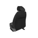 Sitz vorne rechts Beifahrersitz Seat Ibiza 6J Stoff titanschwarz 5 Türer Seitenairbag ohne Sitzheiztung