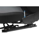 Sitz vorne rechts Beifahrersitz Seat Ibiza 6J Stoff titanschwarz 5 Türer Seitenairbag ohne Sitzheiztung