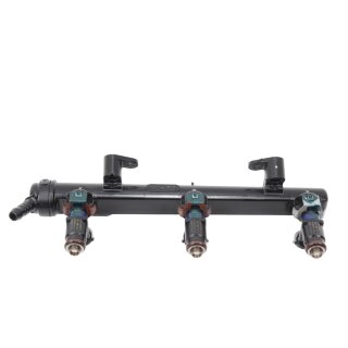 Einspritzleiste + Düsen 04C133313AG-04E906031H  CHY Motor 1.0 VW Polo 6C UP Skoda Fabia NJ3 Seat Ibiza 6J MII