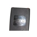 Dreipunkt Sicherheitsgurt hinten Rücksitzbank mitte 6J0857485  Seat Ibiza 6J schwarz