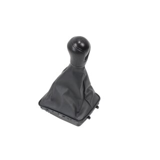 5 Gang Schaltknauf 6P0711113A Schalthebel Manschette Seat Ibiza 6J Kunstleder schwarz