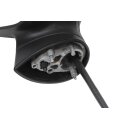 Außenspiegel links 6J1857507F Seat Ibiza 6P Bj.2016 mechanisch verstellbar satinschwarz