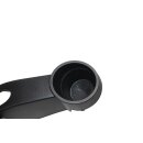 Abdeckung Mittelkonsole Getränkehalter hinten 6P0863764 Seat Ibiza 6J schwarz