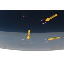 Motorhaube Audi A3 8P 8P0823029B Frontklappe vorne LZ5C mauritiusblau Kratzer-Beulen