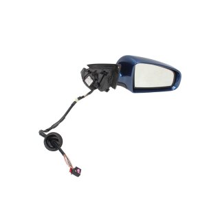 Aussenspiegel rechts Audi A3 8P 3 Türer elektrisch anklappbar verstellbar 8P1858532H automatisch abblendbar LZ5C mauritiusblau