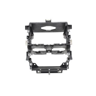 Einbaurahmen Doppel 2 DIN Radioschacht 8P0858005A Audi A3 8P Konsole Rahmen rot beleuchtet