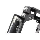 Einbaurahmen Doppel 2 DIN Radioschacht 8P0858005A Audi A3 8P Konsole Rahmen rot beleuchtet