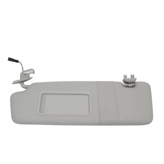 Sonnenblende links 8P1857551 beleuchtet mit Spiegel Audi A3 8P silber Fahrerseite