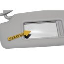 Sonnenblende links 8P1857551 beleuchtet mit Spiegel Audi A3 8P silber Fahrerseite