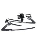 Dekorleisten Zierleisten indigoblau Audi A3 8P Tür Blenden 3 Türig Aschenbecher Schaltsackrahmen