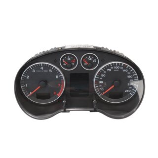 Tacho 8P0920930G Kombiinstrument VDO Benziner Audi A3 8P 2,0 FSI 110kW-150PS AXW Motor