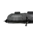 Rückenlehne Rücksitzbank VW Golf 6 Cabrio titanschwarz/titangrau Isofix Stoff Rückbank