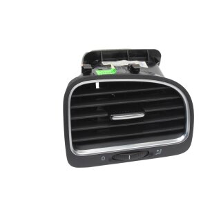 Lüftungsdüse Luftdüse Gitter rechts schwarz/chrom 5K0819704K VW Golf 6 +Cabrio