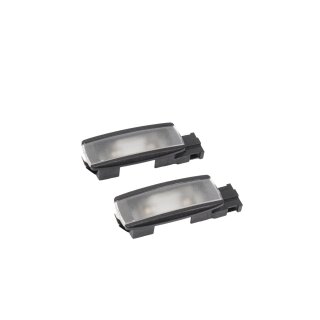 Leuchten Sonnenblenden links + rechts titanschwarz 1K0947109 VW Golf 6 Scirocco