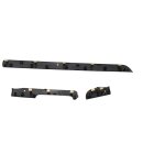 Dekorleisten Armaturenbrett Schaltftafel 3 teilig Platin VW Golf 6 + Cabrio