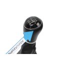 Schaltknauf Schaltsack 5K0711113S Teilleder 6 Gang VW...