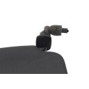 Sonnenblende links VW Golf 6 *Cabrio* mit Spiegel Abdeckung schwarz 5K7857551F