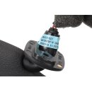 Sonnenblende links VW Golf 6 *Cabrio* mit Spiegel Abdeckung schwarz 5K7857551F