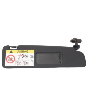 Sonnenblende rechts VW Golf 6 *Cabrio* mit Spiegel Abdeckung schwarz 5K7857552F