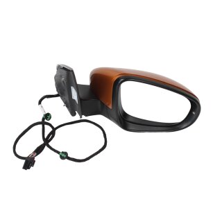 Aussenspiegel rechts elektrisch verstellbar VW Golf 6 Cabrio LH2U honeyorange 5K7857508A Beifahrerseite