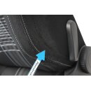 Fahrersitz Sitz vorn links VW Golf 6 Cabrio Stoff titanschwarz/titangrau Sitzheiz.