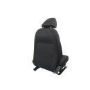 Fahrersitz Sitz vorn links VW Golf 6 Cabrio Stoff titanschwarz/titangrau Sitzheiz.