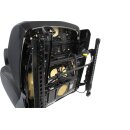 Fahrersitz Sitz vorn links VW Golf 6 Cabrio Stoff titanschwarz/titangrau Sitzheiz.