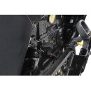 Fahrersitz Sitz vorn links VW Golf 6 Cabrio Stoff titanschwarz/titangrau Sitzheiz.